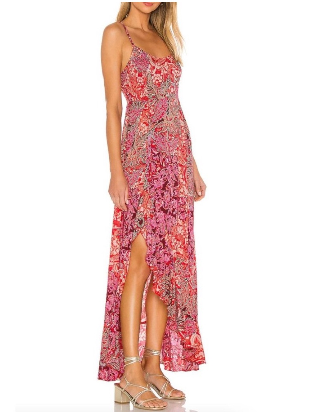 NWOT Free People Intimately Revolve S/P Forever Yours Smocked Slip Maxi Dress - Picture 9 of 15